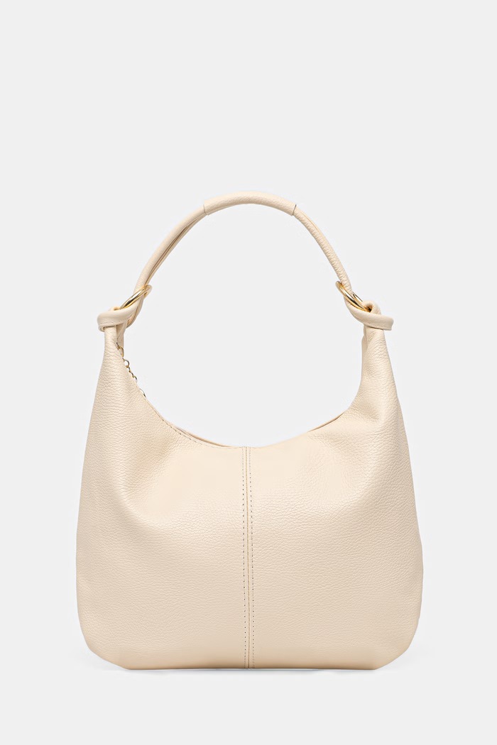 Answear.LAB hobo bag pentru femei, din piele bej A00112.ijk