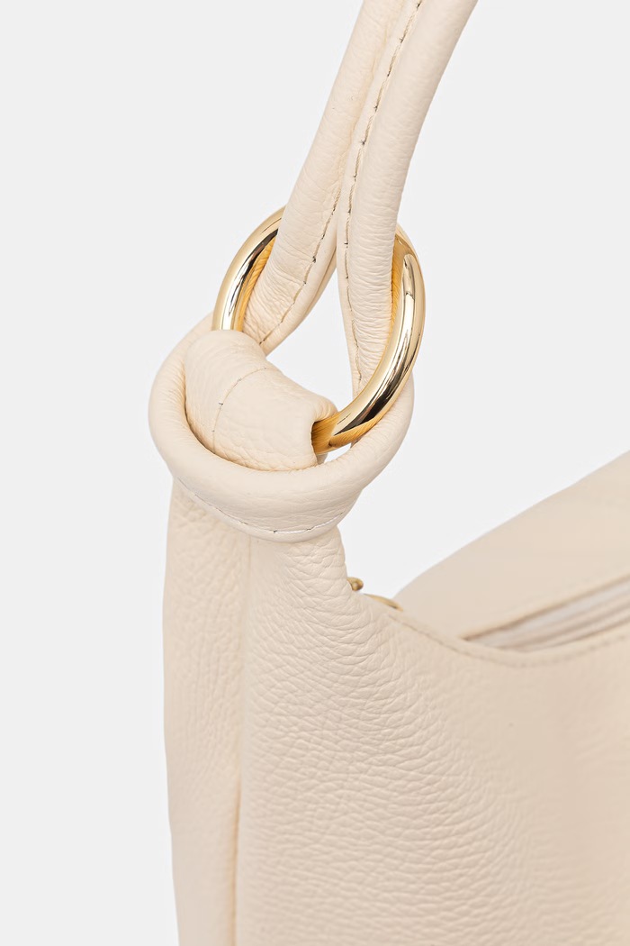Answear.LAB hobo bag pentru femei, din piele bej A00112.ijk