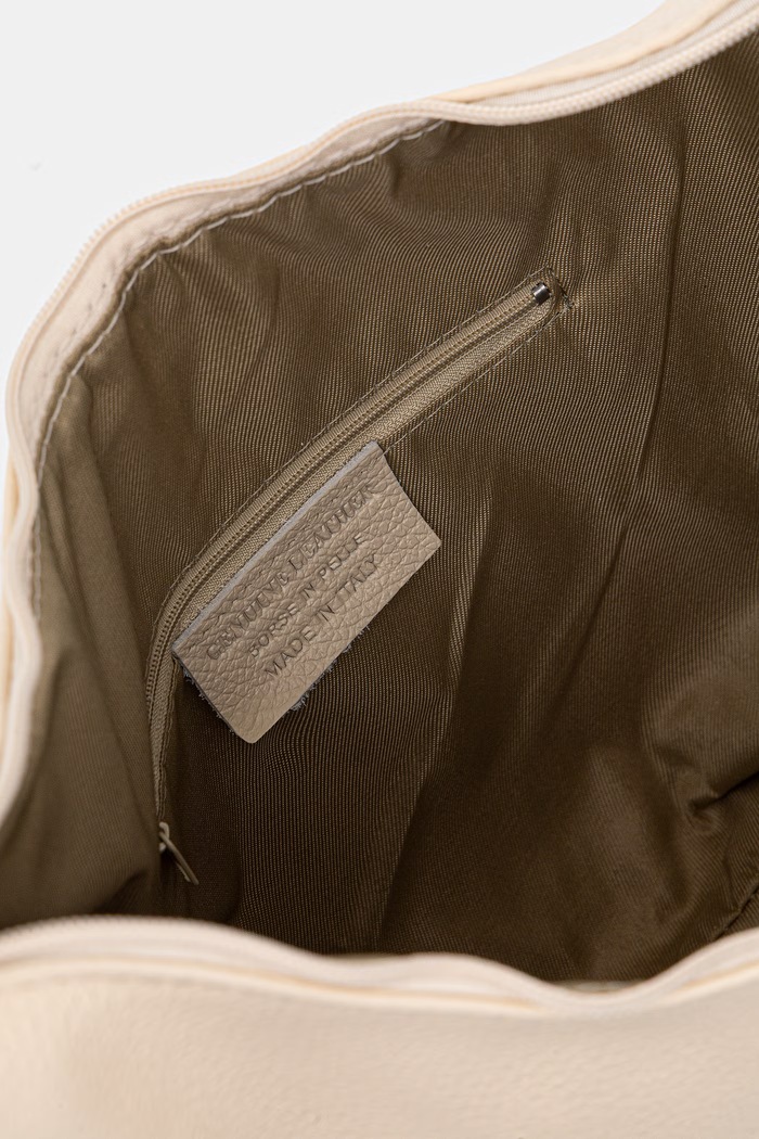 Answear.LAB hobo bag pentru femei, din piele A00112.ijk bej