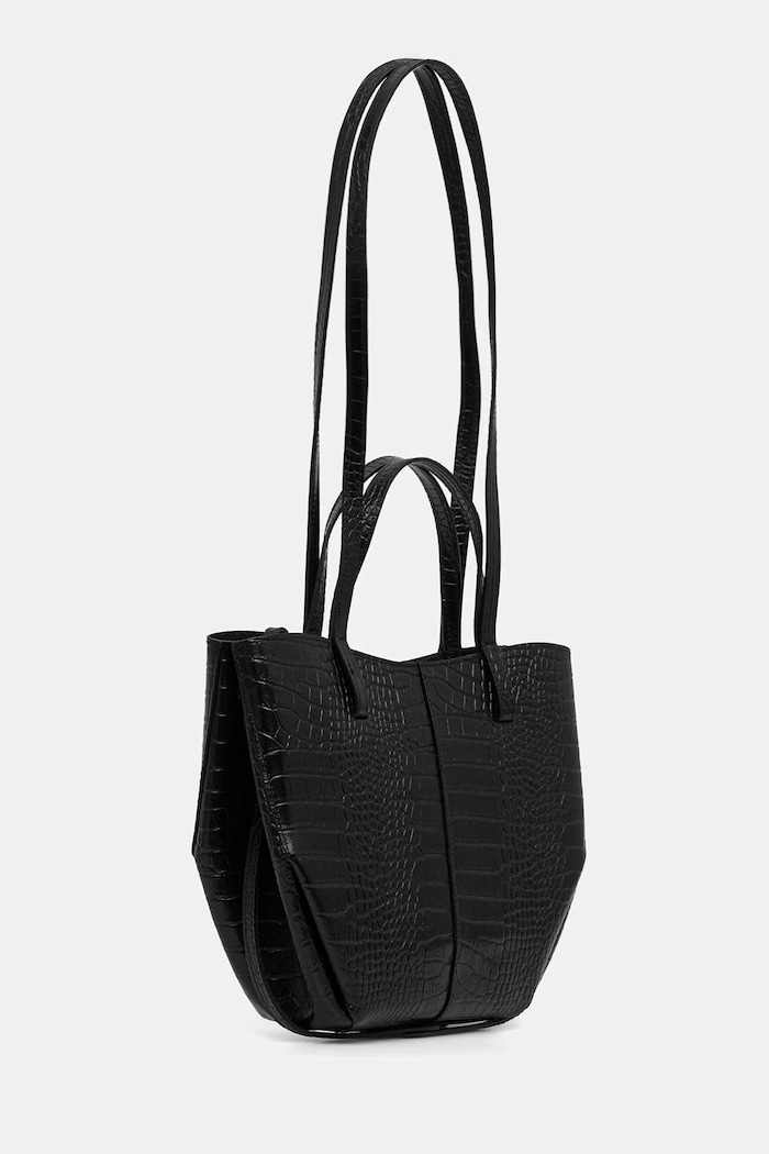 Answear.LAB geantă shopper pentru femei, din piele H00130.ijk negru WS26