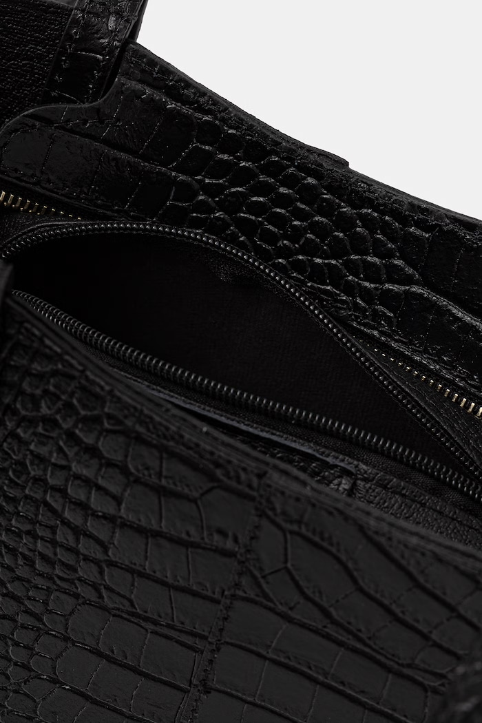Answear.LAB geantă shopper pentru femei, din piele negru H00130.ijk