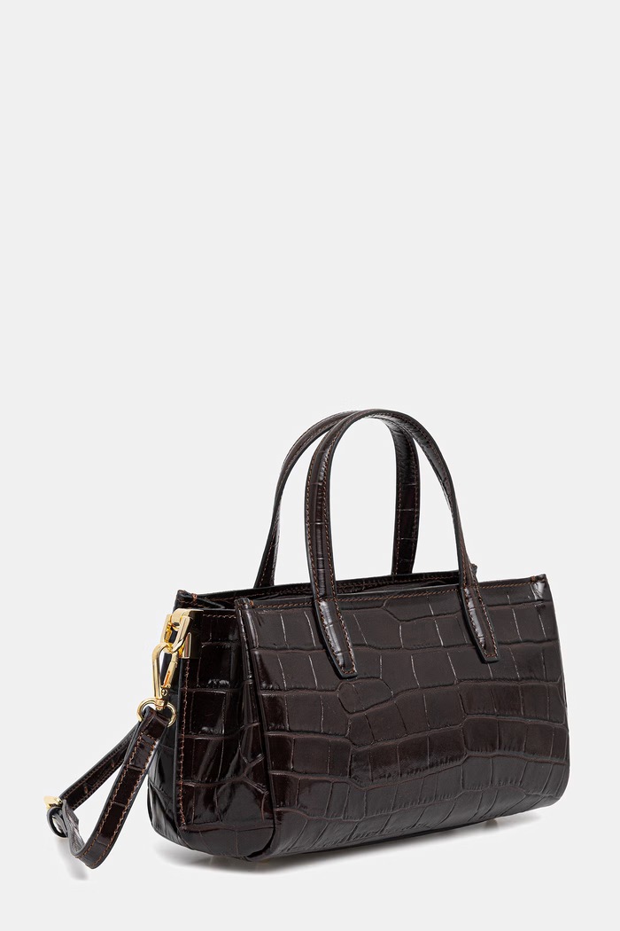 Answear.LAB Geantă crossbody pentru femei din piele MBP174HG1.ijk maro WS26
