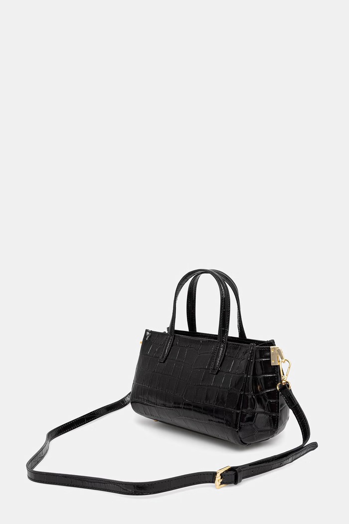Doplnky Answear.LAB crossbody kabelka dámska kožená MBP174HG1.ijk čierna