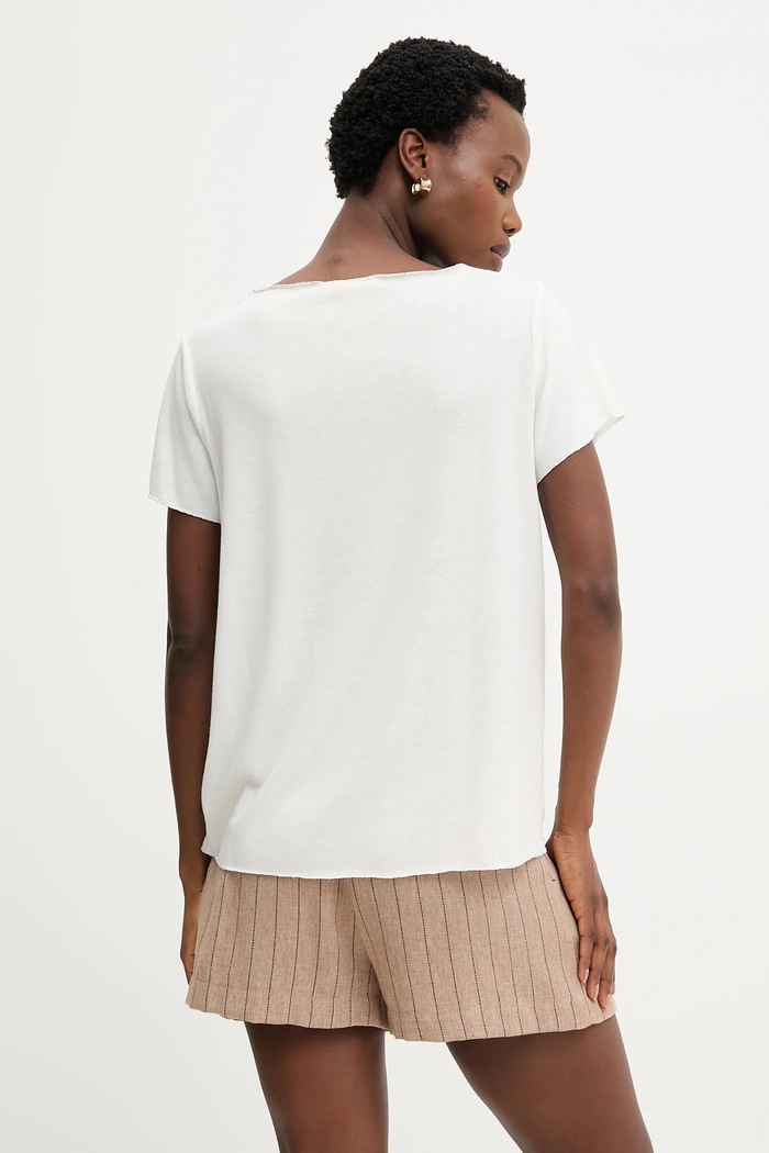 Ruházat Answear.LAB t-shirt WS26-TSD005 fehér