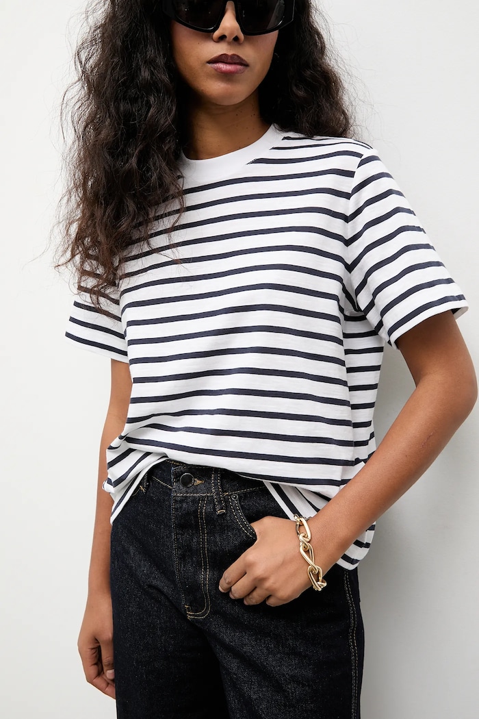 Answear.LAB t-shirt in cotone melange bianco TR2.tok