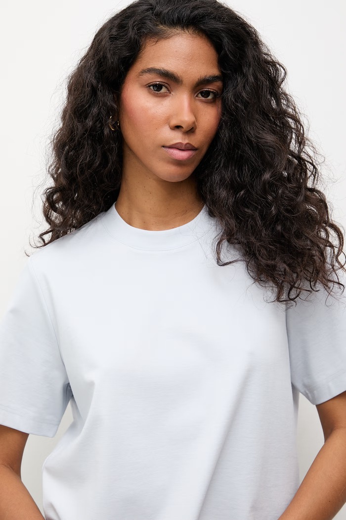 Answear.LAB t-shirt γυναικείο μπλε TS3.tok