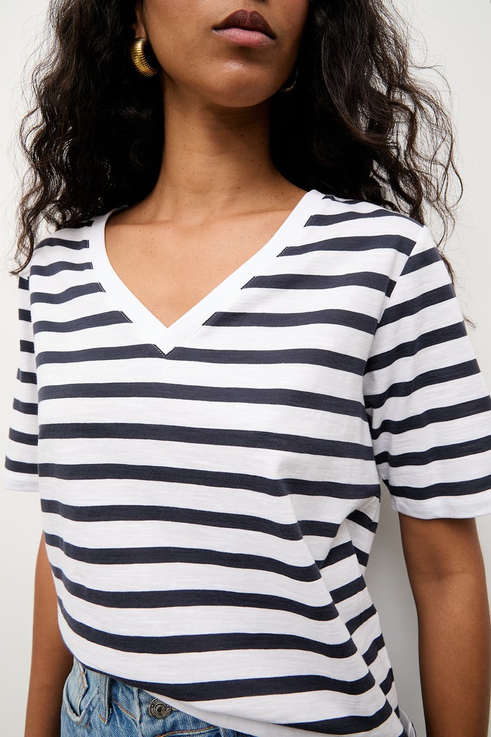 Answear.LAB tricou femei din bumbac TRA.SS.5 bleumarin