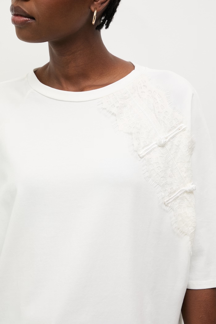 Answear.LAB T-shirt damski bawełniany z elastanem 56226.iak biały
