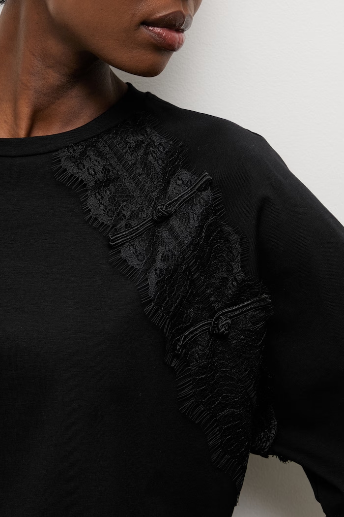 Answear.LAB T-shirt damski bawełniany z elastanem 56226.iak czarny
