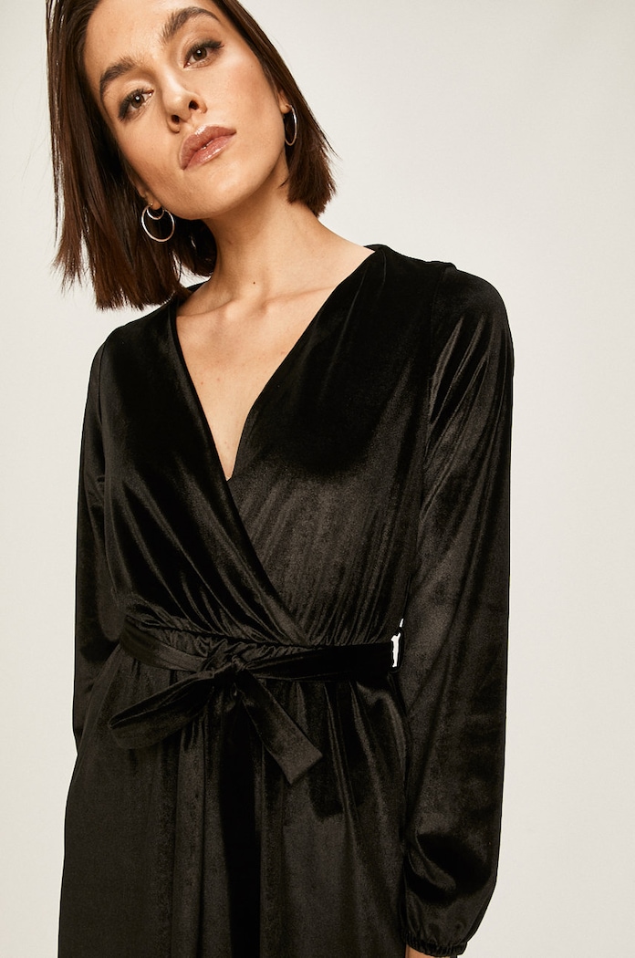 Answear Lab rochie negru WW20.SUD05A