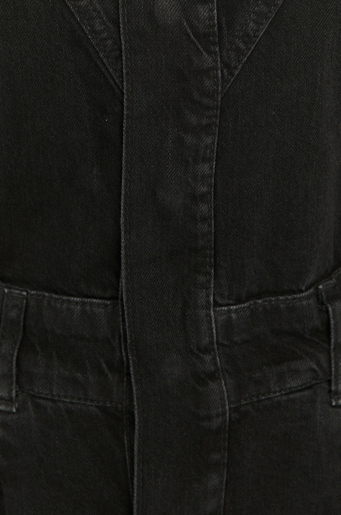 Answear Lab - Kombinezon jeansowy PA4195.DA czarny