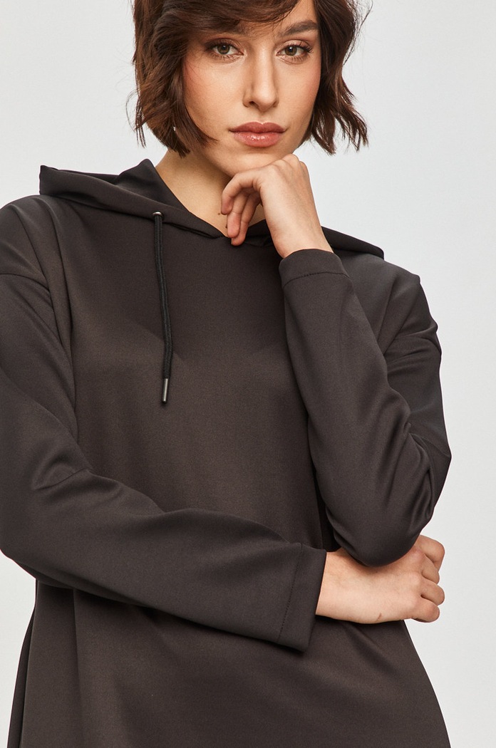 Answear Lab - Sukienka czarny DER.1black