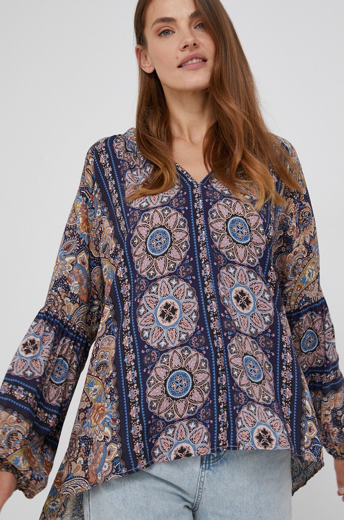 Answear Lab Bluzka niebieski 2588.1KR