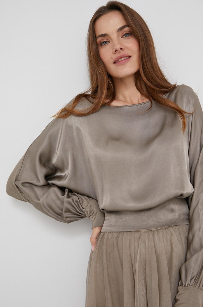Блузка Answear Lab бежевый 2487.2.AJ