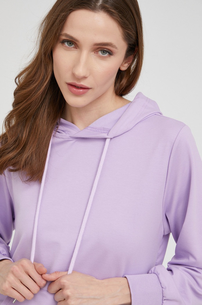Answear Lab bluza H.581.11.W fioletowy