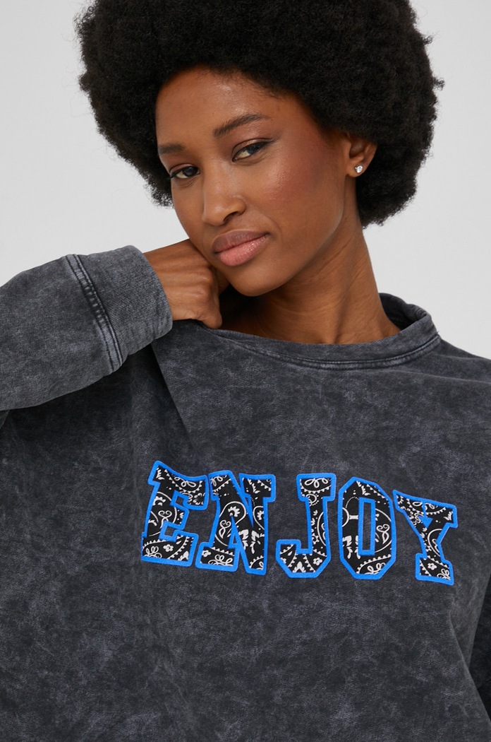 Answear Lab bluza VFL10059 szary