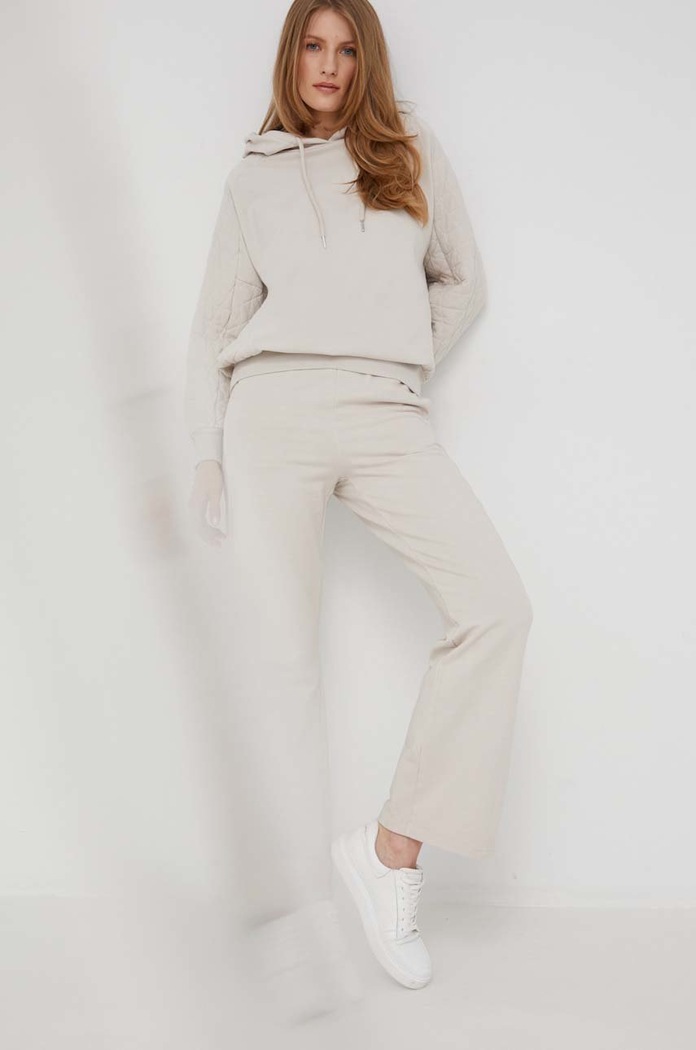 Answear Lab dres bawełniany bawełna beżowy 04388.1.DB