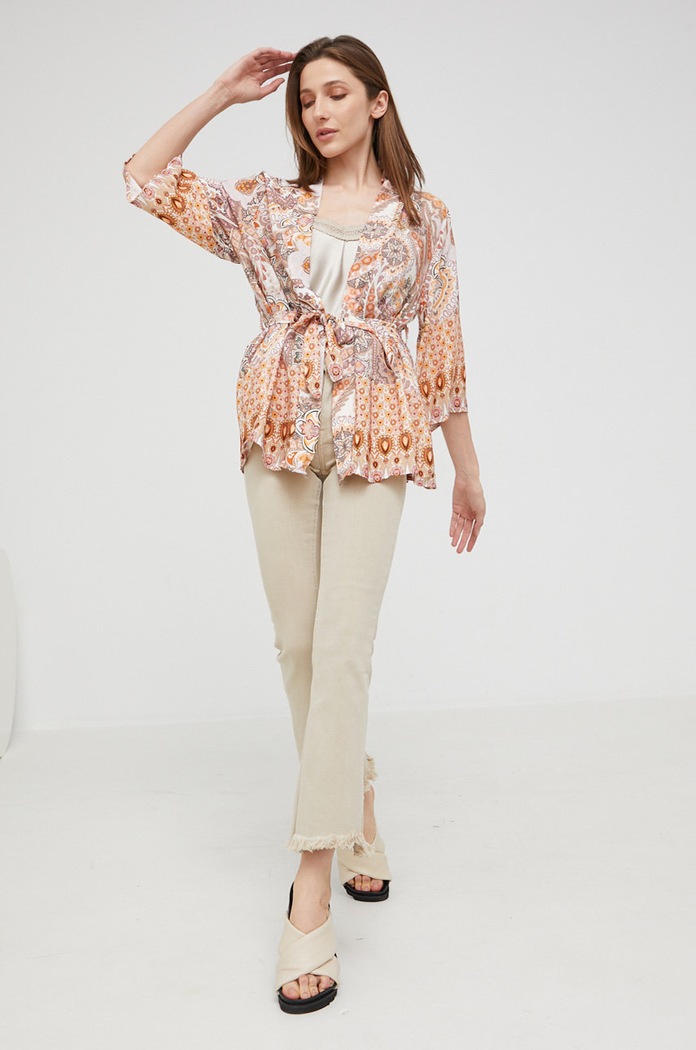 Kimono Answear.LAB 21105.1W oranžová WW22