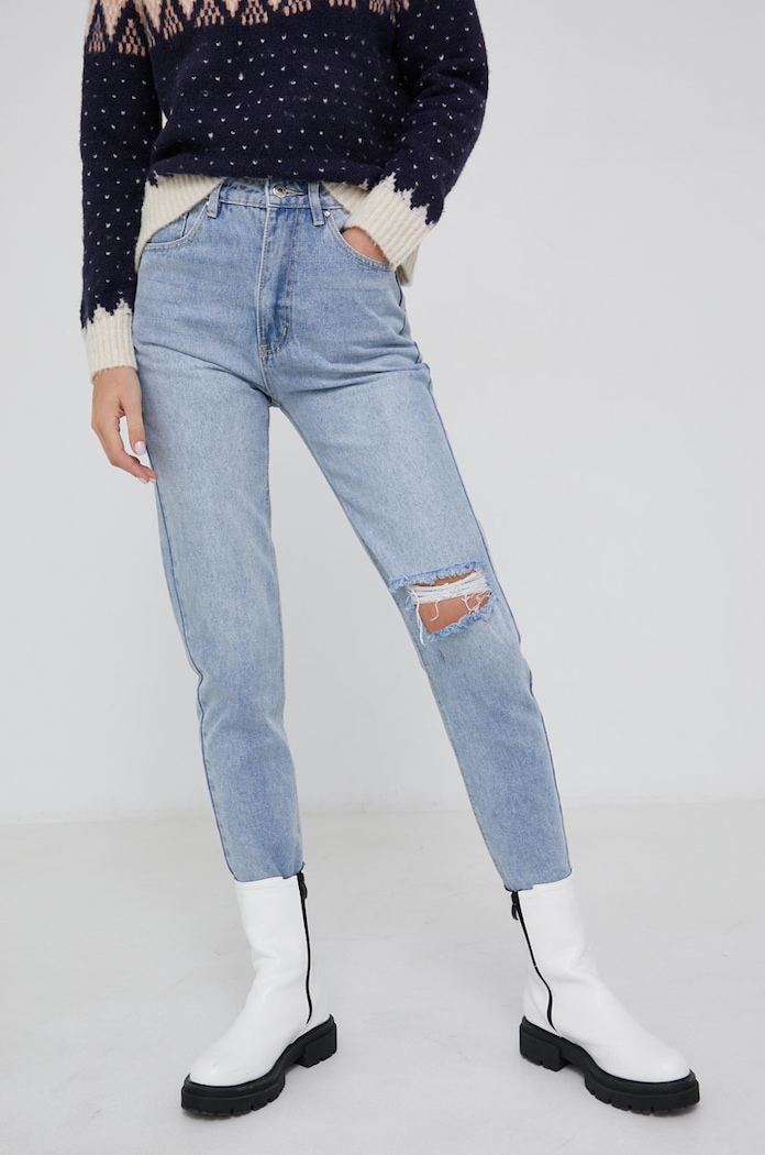 Answear Lab Jeansy A292.AJ niebieski WW22