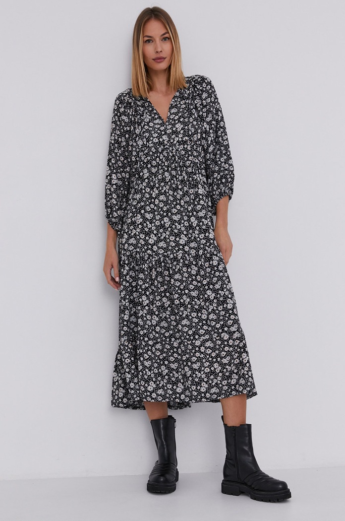 Answear Lab rochie 38648.PV472.1KR negru WZ21