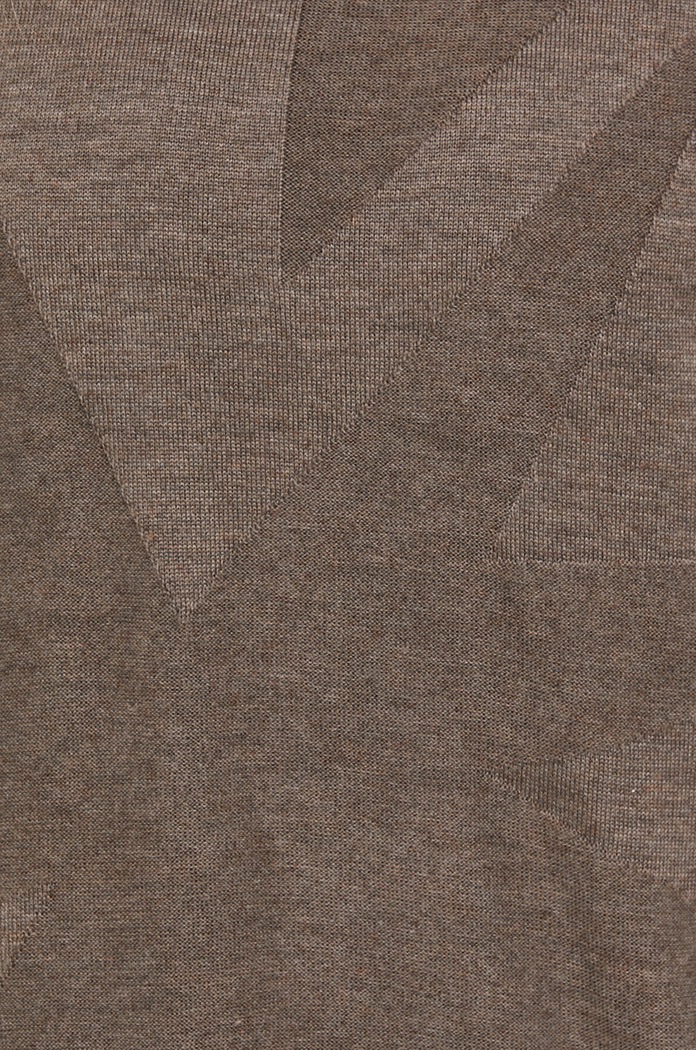 Μάλλινο φόρεμα Answear.LAB 90185.2KR καφέ