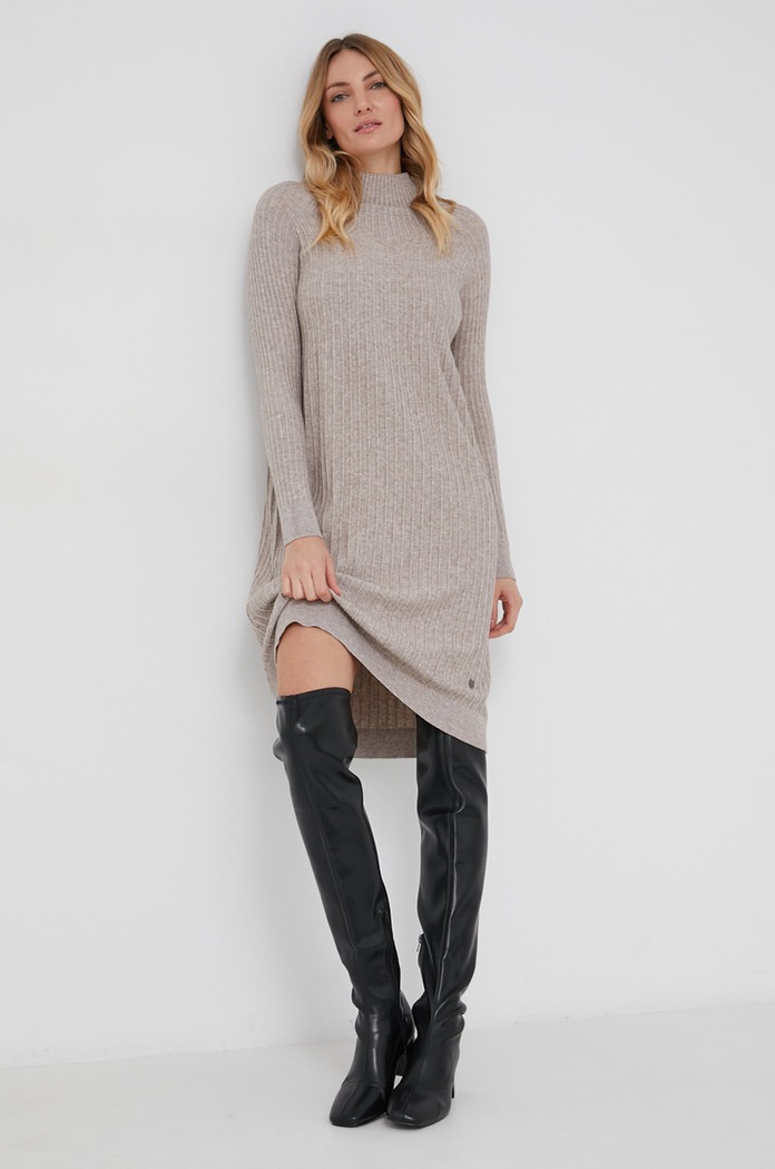 Answear Lab Sukienka casual beżowy 1654.2KR