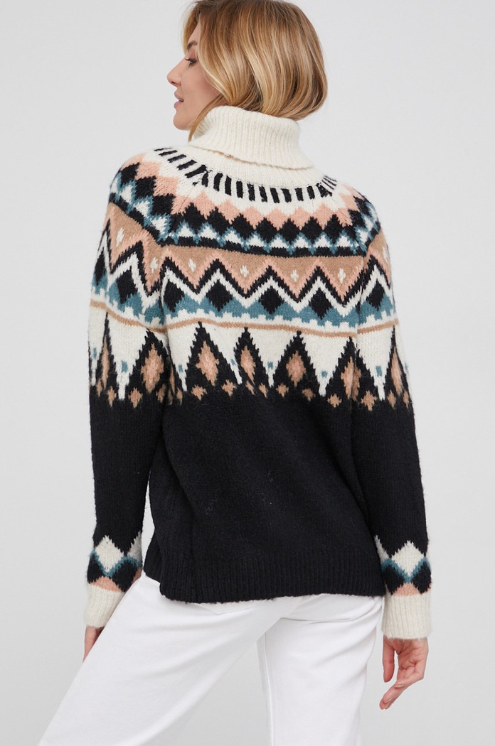 Odzież Answear Lab Sweter z domieszką wełny IY21715.AJ czarny