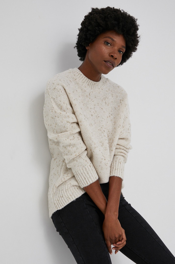Answear Lab Sweter pozostałe beżowy 4458.1KR