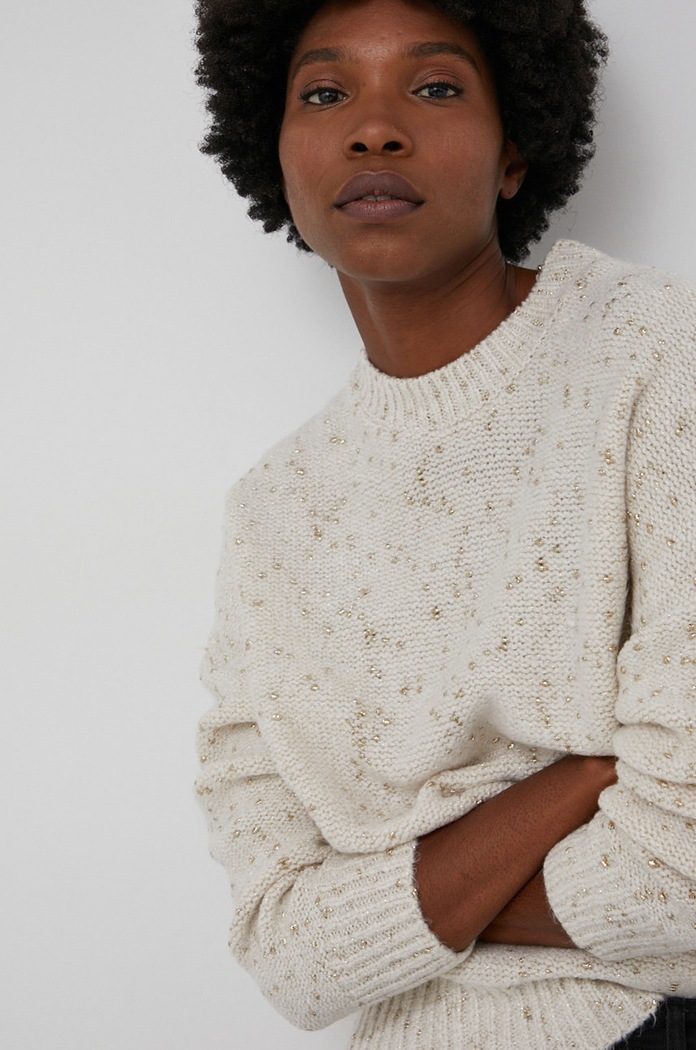 Answear Lab Sweter 4458.1KR beżowy