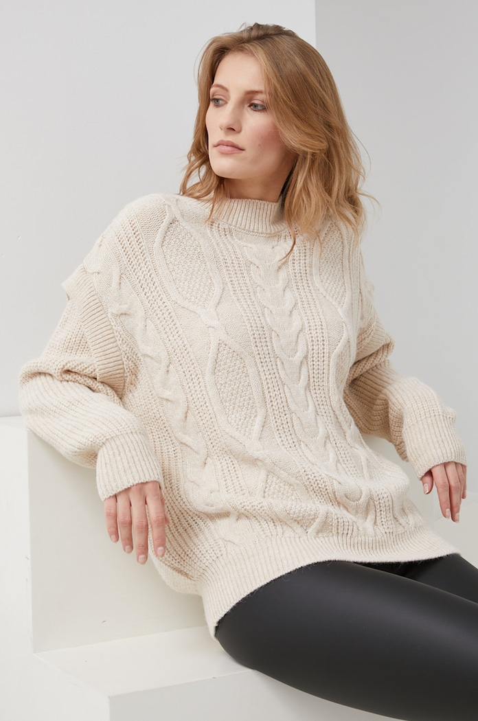 Svetr Answear.LAB kulatý béžová 4479.2KR