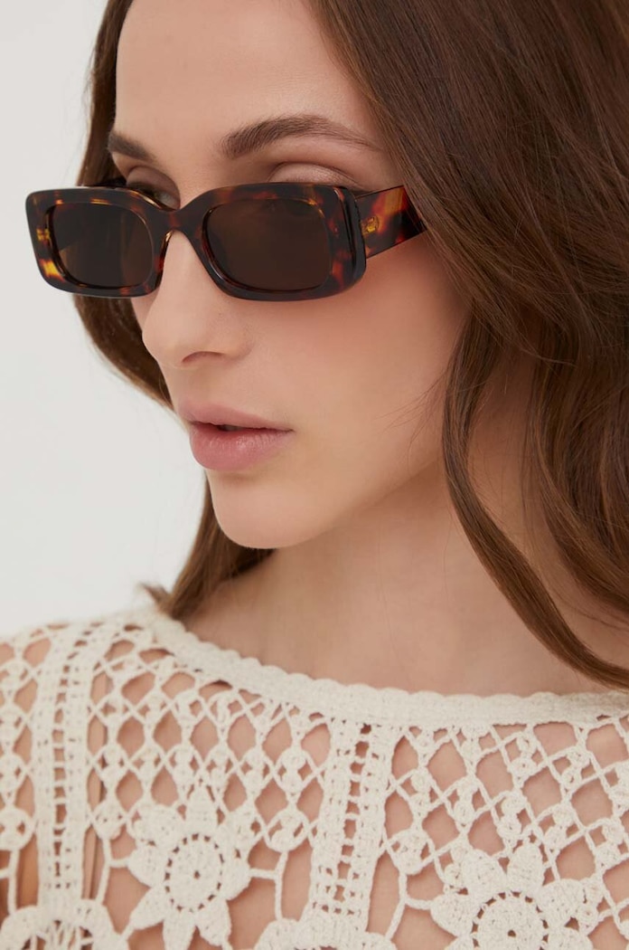 Answear.LAB Answear Lab okulary przeciwsłoneczne X kolekcja limitowana BE SHERO brązowy FN3336.db