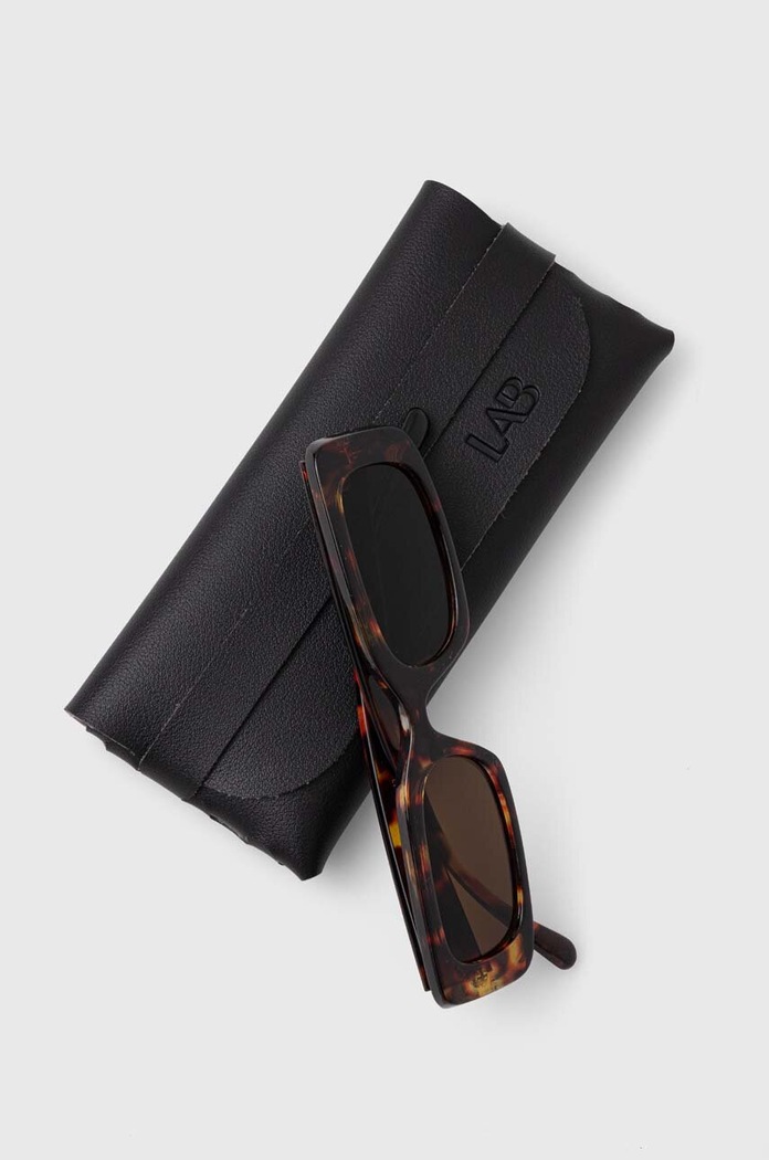 Answear Lab okulary przeciwsłoneczne X kolekcja limitowana BE SHERO Answear.LAB brązowy FN3336.db