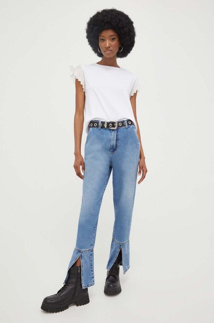 Džíny Answear.LAB PREMIUM JEANS modrá art.gold.01.KK