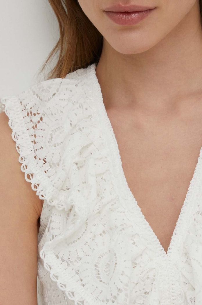 Answear Lab sukienka X kolekcja limitowana BE SHERO d28156.KK biały