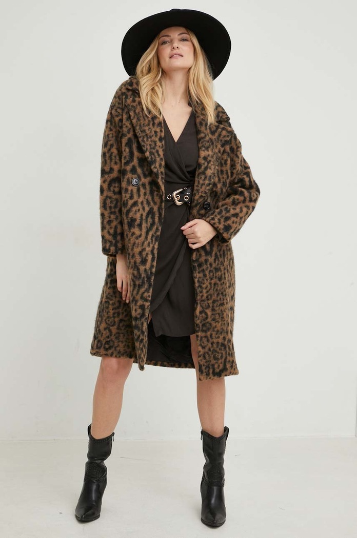 Answear Lab sukienka 814031.1WK brązowy WW23