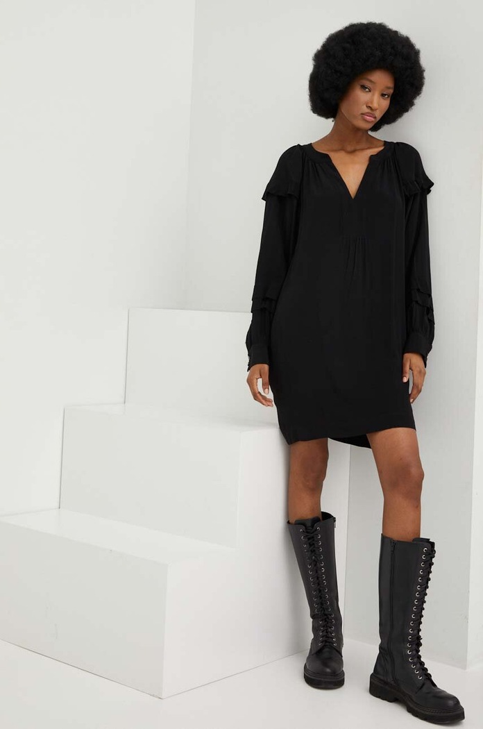 Answear Lab rochie mini negru debbie.KK
