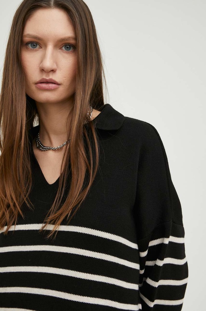 Answear Lab pulover negru 4024.h