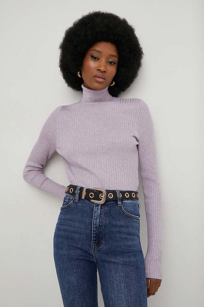 Answear Lab sweter pozostałe fioletowy 1297.1h