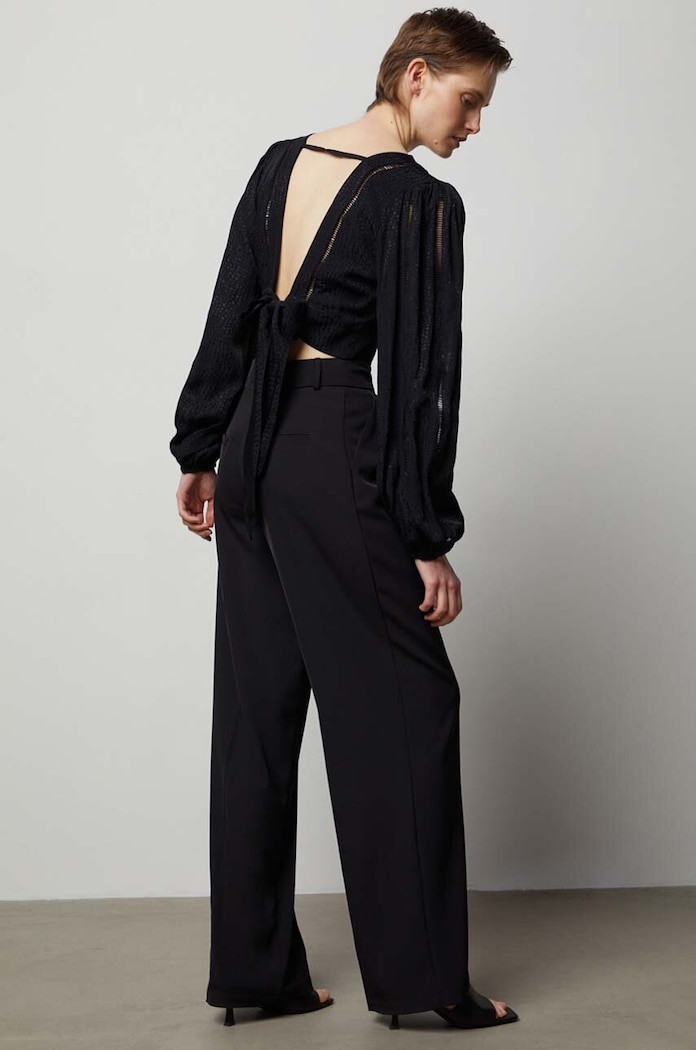 Halenka Answear.LAB hladký černá 24y23349.tdb
