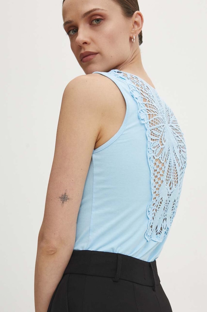 Top Answear.LAB slim modrá ZA0030.HWK