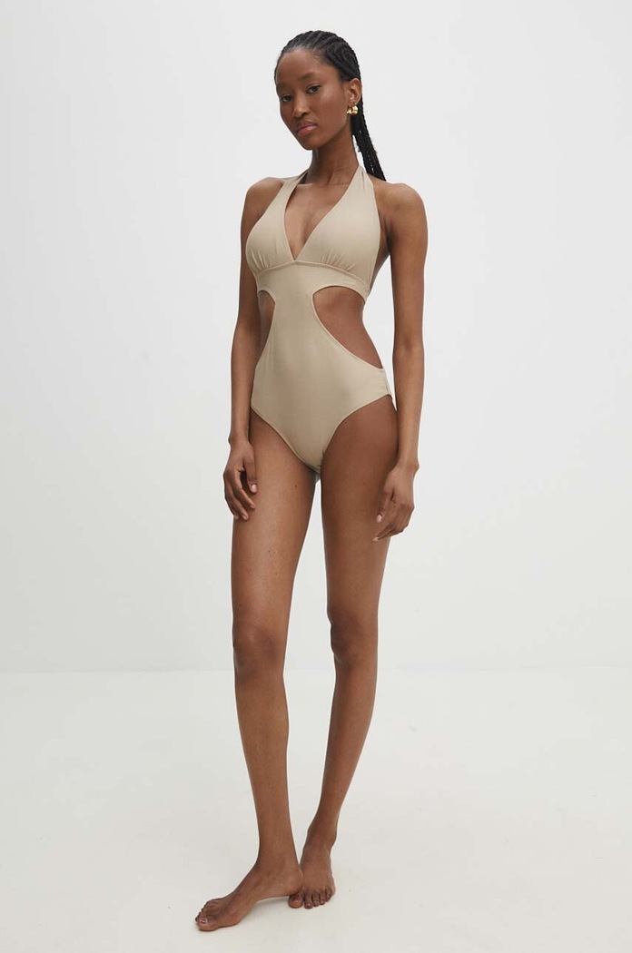 Answear Lab costum de baie dintr-o bucată hy514.2.fh bej WS25