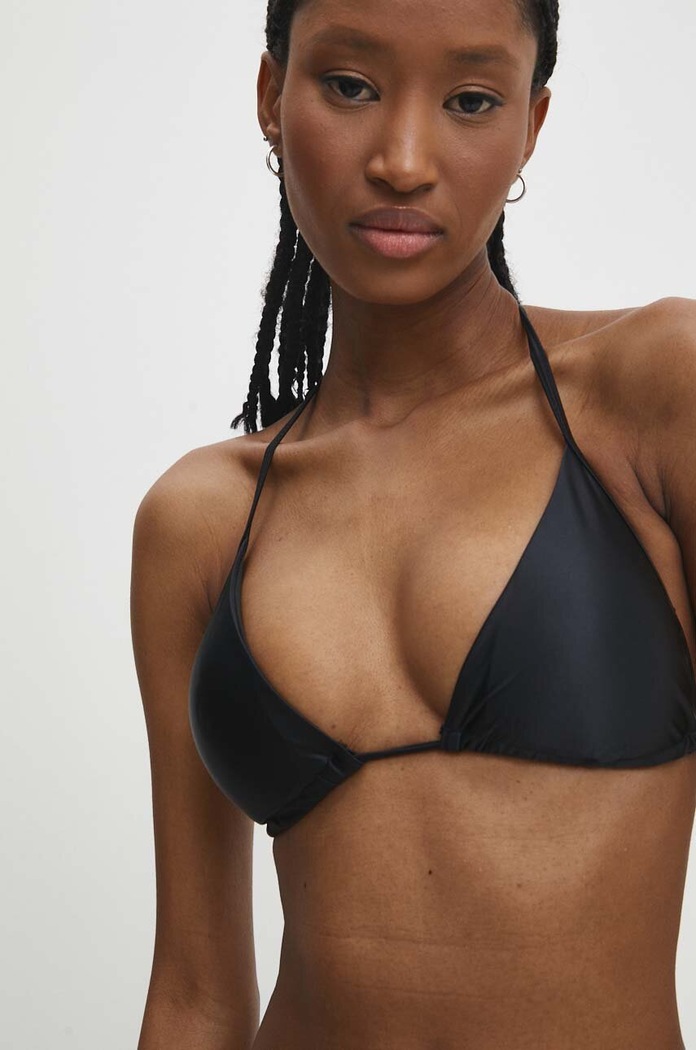 Bikini top Answear.LAB χωρίς μεταλλικές μπανέλες μαύρο ls.23026.G.ih