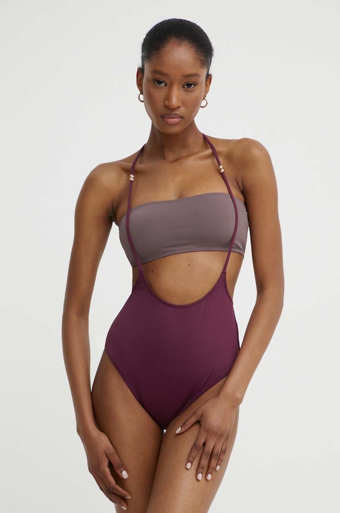 Answear Lab costum de baie din două piese usor rigidizat violet hwd618.fh