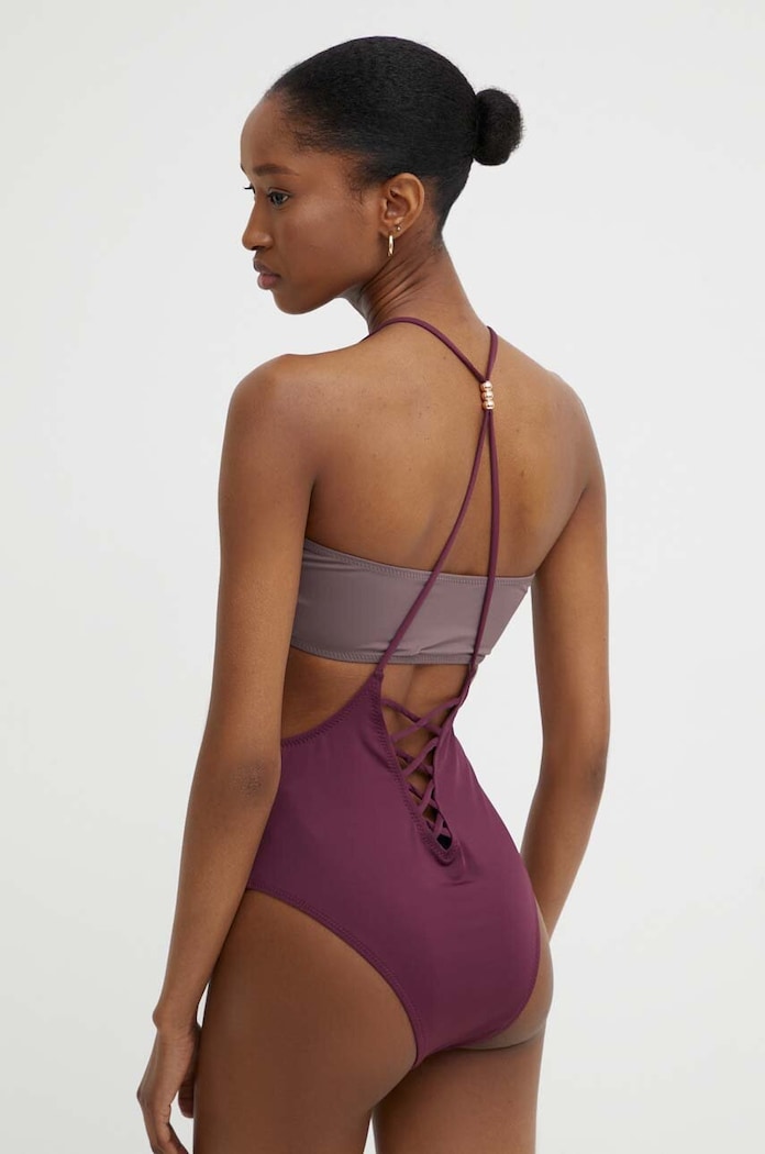 Îmbrăcăminte Answear Lab costum de baie din două piese hwd618.fh violet