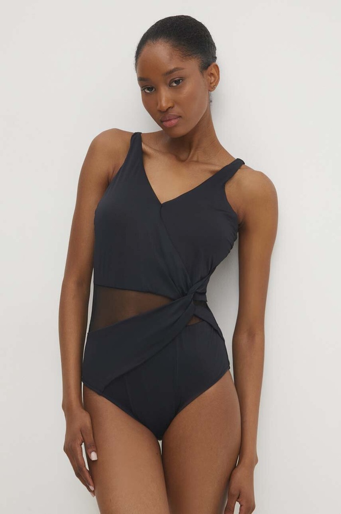 Answear Lab costum de baie dintr-o bucată usor rigidizat negru vw1547.fh