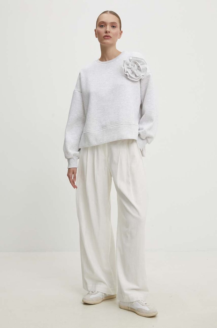 Answear Lab bluza LD0572.HWK szary WW24