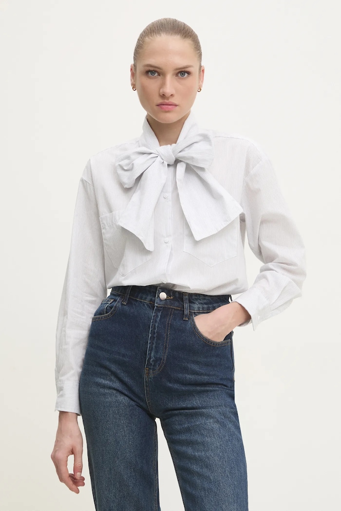 Answear.LAB koszula bawełniana casual biały 5152.HWK