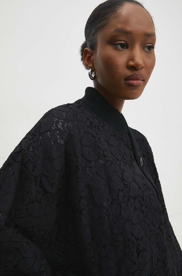 Answear Lab kurtka bomber f000728.IWK czarny