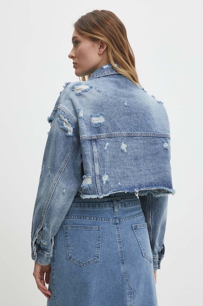 Oblečení Džínová bunda Answear.LAB f218.ijs modrá