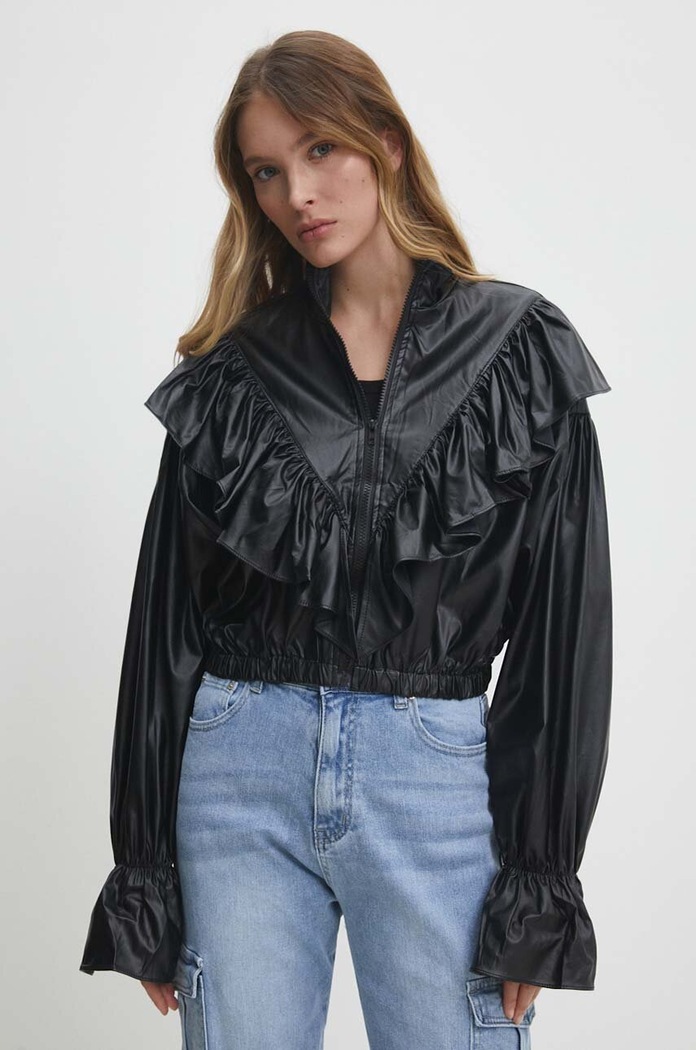 Bunda Answear.LAB oversize čierna 7088.ijs